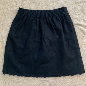 J.Crew Tulip skirt size 2 black